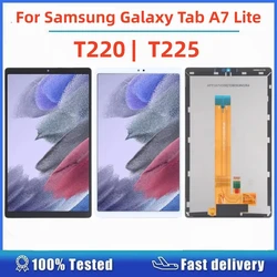 Compatilbe For Samsung Galaxy Tab A7 Lite SM-T220 Wifi SM-T225 LTE T225 LCD Display Screen Touch Digitizer Full Assembly