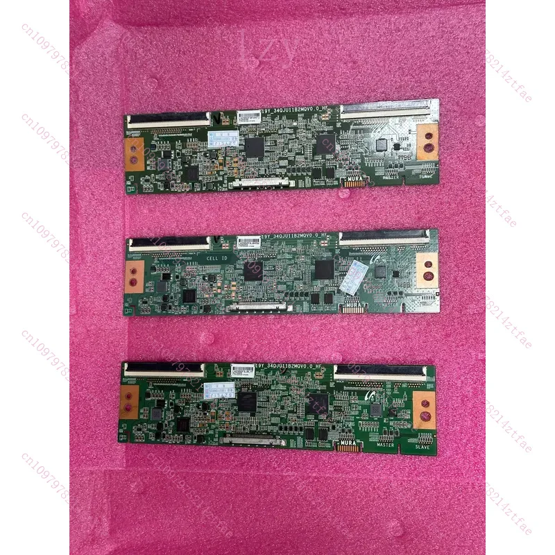 

Б/у 34-дюймовая логическая плата 19Y_34QJU11B2MQV0.0_HF, светодиодная материнская плата ЖК-телевизора, плата преобразователя T-con Tcon, 34-дюймовая