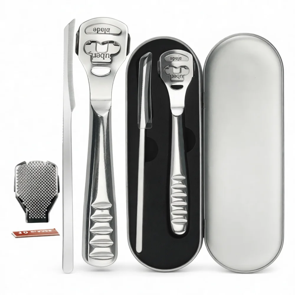 Stainless Steel Pedicure File Foot Scraper Callus Remover Dead Skin Exfoliating Tool For Smooth Feet Results