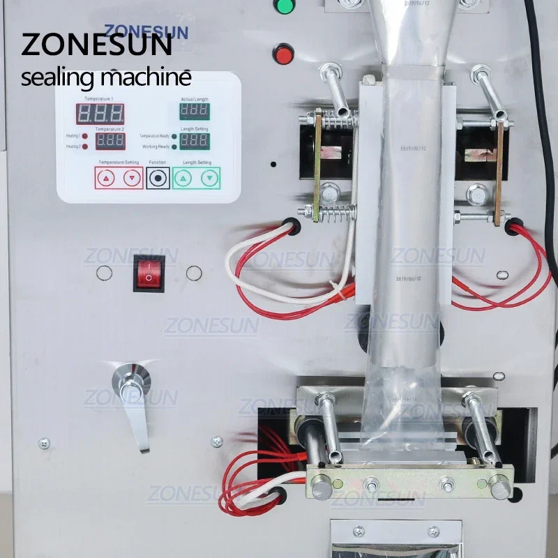 ZONESUN 2-50G أجهزة الطاقة الضخمة الجافة الجوز التلقائي مسحوق الشاي عرام ملء ختم الأرفف آلة التعبئة ZS-GZ5200