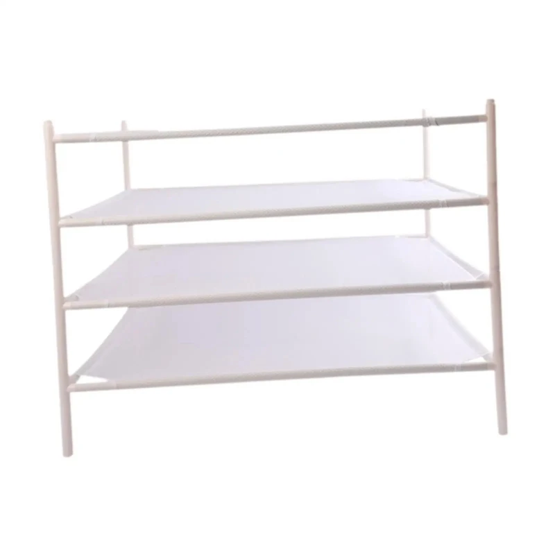 

Sweater Drying Rack Breathable Space Saving Mesh Clothes Dryer Rack Stackable for Indoor Outdoor Toys Balcony Peppers Socks