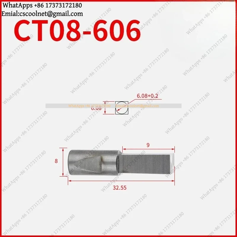 JS02 Square Type Rotary Punching Tool Rotary Broach Punch Spline Broach Bit Holder Rotated Blanking Cutter