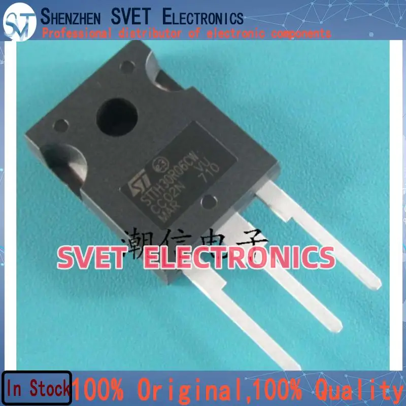 10PCS-50PCS  STTH30R06CW  TO-247 30A 600V    Original In Stock Fast shipping