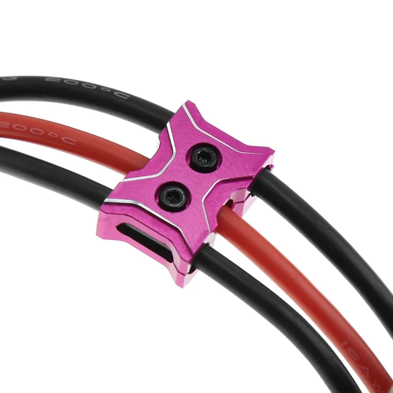 Aluminum Alloy ESC Motor Cable Manager Wire Fixed Clamp Buckle Prevent Tangled Line Clip Tool For RC Model Car