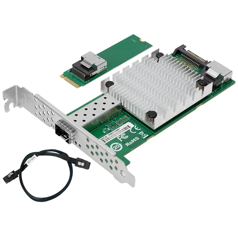 Ethernet 82599-SFP+ M2 M.2 To 10G Ethernet Card To Desktop Ethernet Card Intel Intel82599 Chip