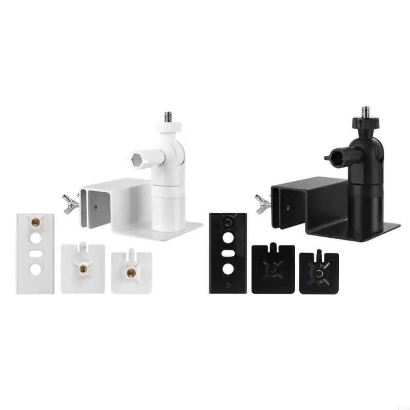 

LXAA Solar Camera Mount Heavy Duty Adjustable Bracket Weather Resistant 360 Rotating For Outdoor Surveillances Installation