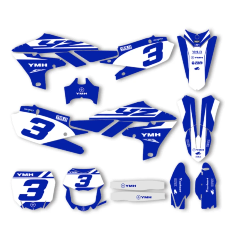 

SPACE Custom Motorcycle Graphics Background Decal for YAMAHA19-23 YZF250,18-22YZF450,19-23 WRF450 250 Decals Stickers Kits 002