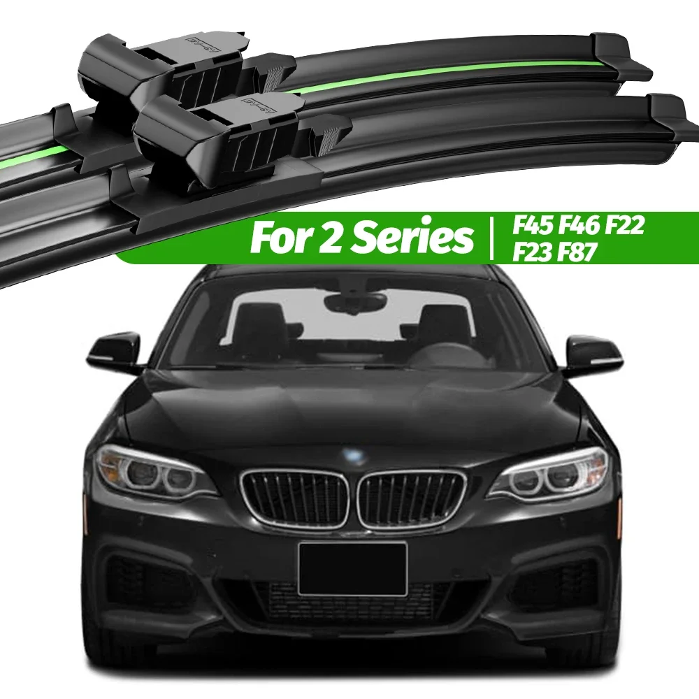 

For BMW 2 Series F45 F46 F22 F23 F87 2014-2020 2pcs Front Windshield Wiper Blades 2015 2017 2019 Windscreen Window Accessories