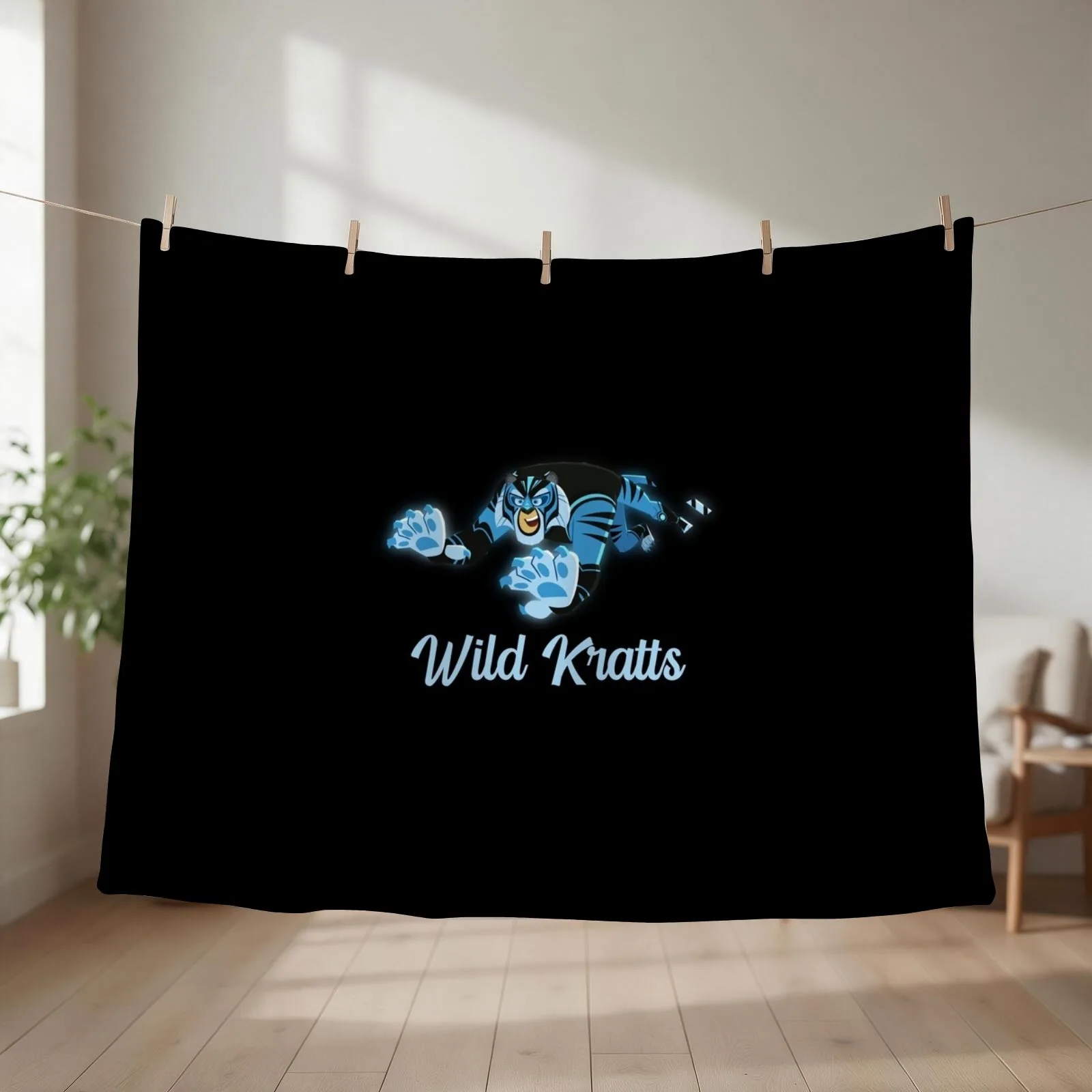 kratts blue Throw Blanket halloween for winter For Sofa Thin Nap Blankets
