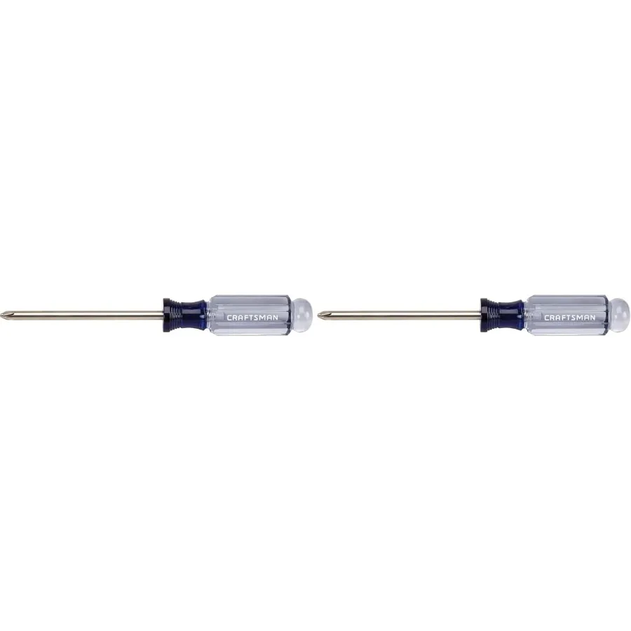 Cacciavite Phillips 2x4 pollici, manico in acetato per riparazioni domestiche e progetti fai-da-te