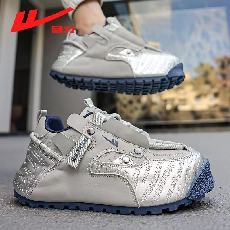 Warrior Luxury Brand Men's Shoe Knurling Design Lace-up Heightening Casual Sneakers Trend Basketball Shoes High Quality Trainers - Image 4