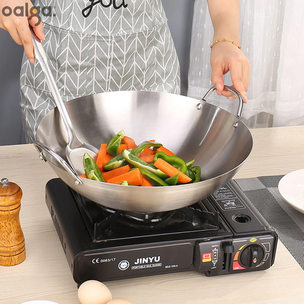 

Chinese Handmade Wok Pans Non-stick Pan Stoves Cooker Pancake Pan for Kitchen Non Coating Wok Pan Wok Cooking Pot Cast Iron Pot