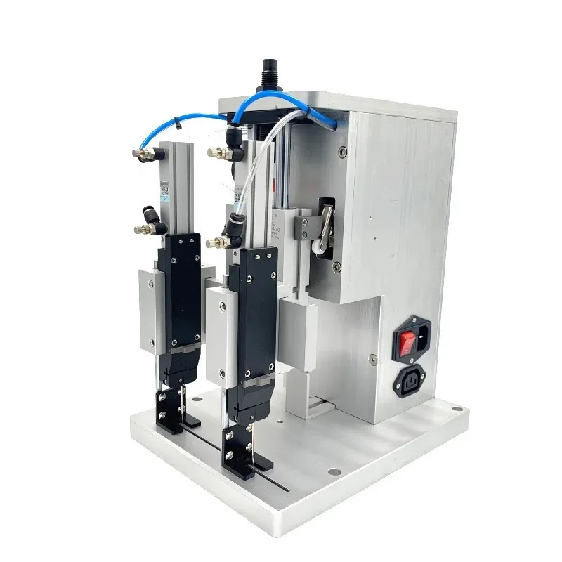 High quality automatic convenient and fast clothing tag trademark glue needle machine