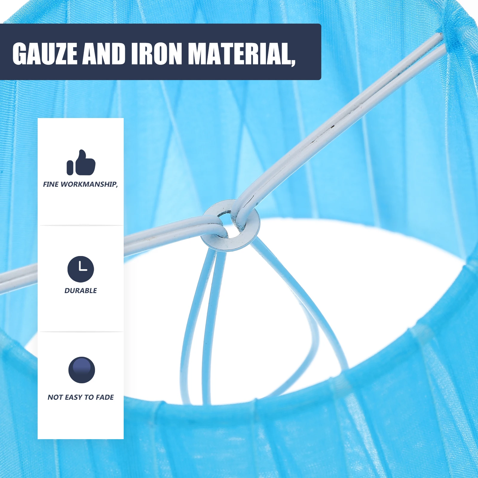 

Small Lamp Shade Gauze Drum Lampshade Transparent Design Dustproof Indoor Light Cover Table Lamp Shade Home Bedroom Decor Warm