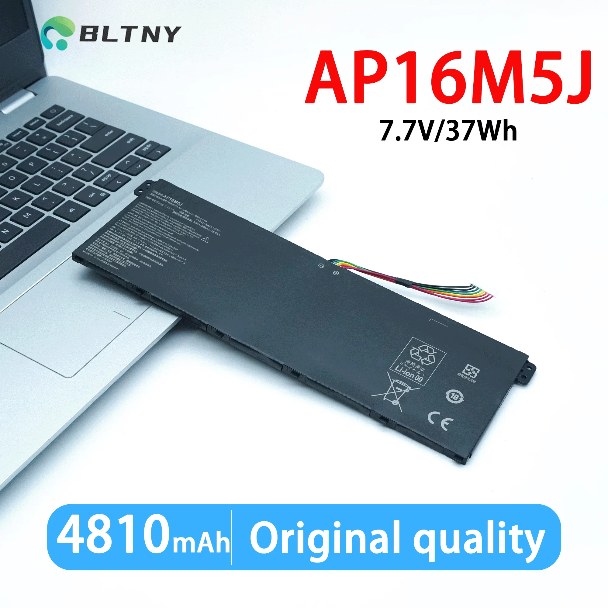AP16M5J 37WH batterie d'ordinateur portable pour ACER Extensa 15 N19C1 Aspire 3 A315-54 56-594W A315-22 41-R7SB 42-R7N2 A114-32-C2X1 AP16M4J