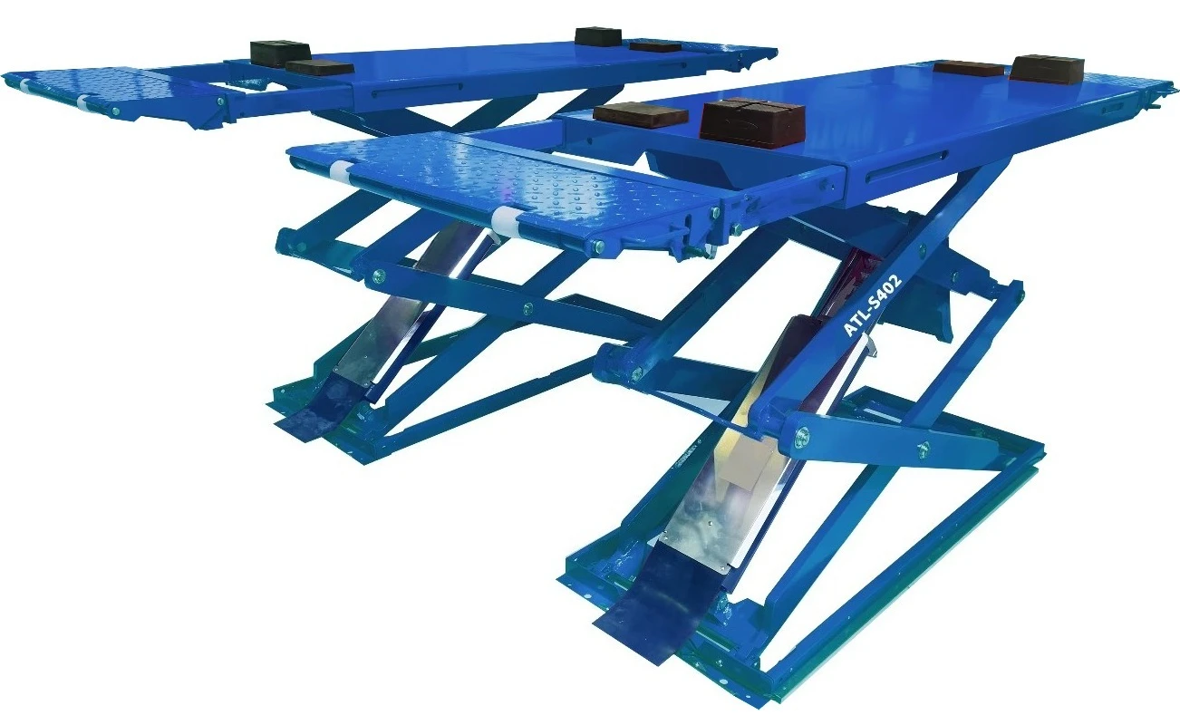 Hot Sale Ultra-Thin Hydraulic Car Lift Low-Profile Full Rise Scissor Lifter for Vehicle Elevation Fast Delivery