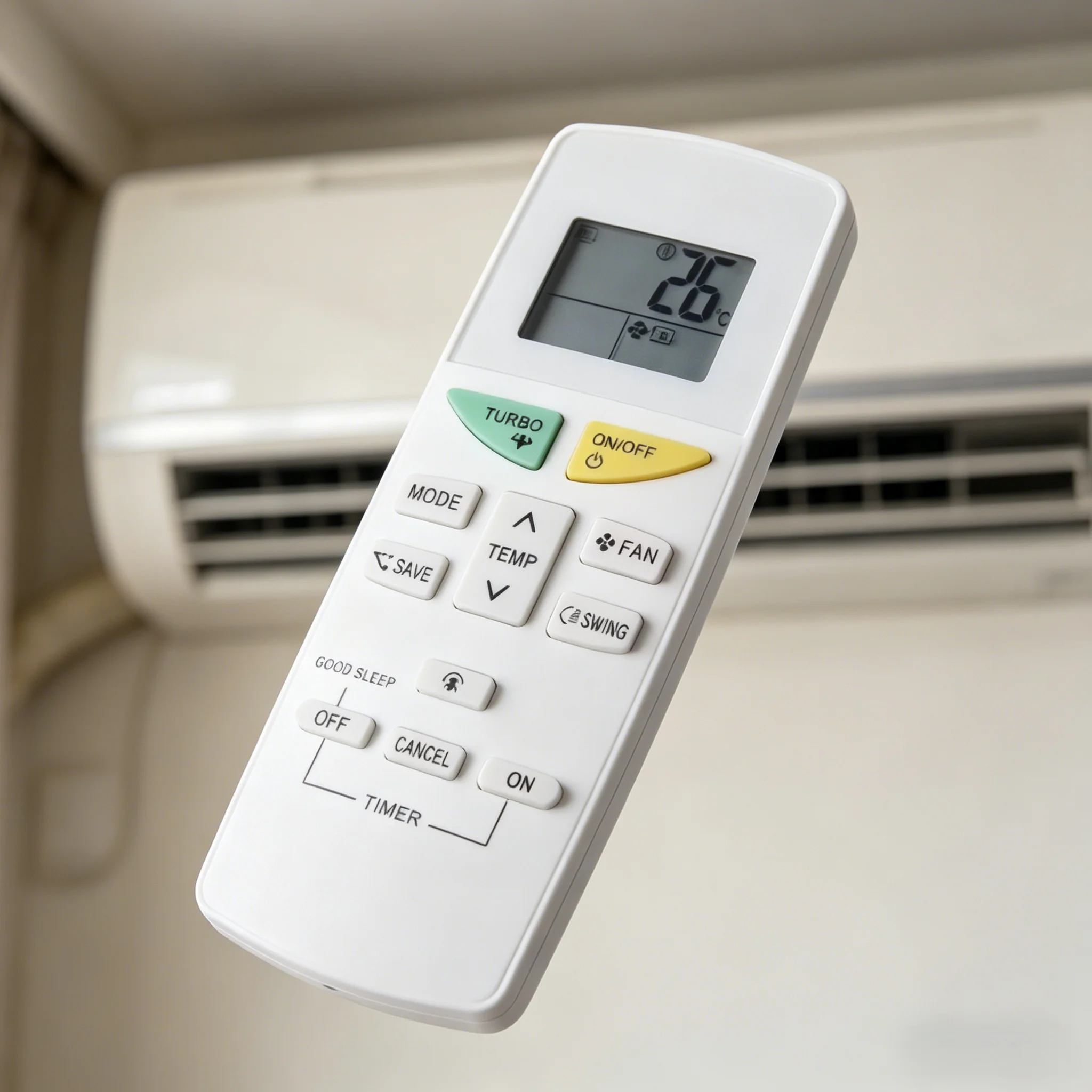 ARC470A1 Air Conditioner Remote Control Replacement Compatible with ARC470A11 ARC470A16 No Setup Required