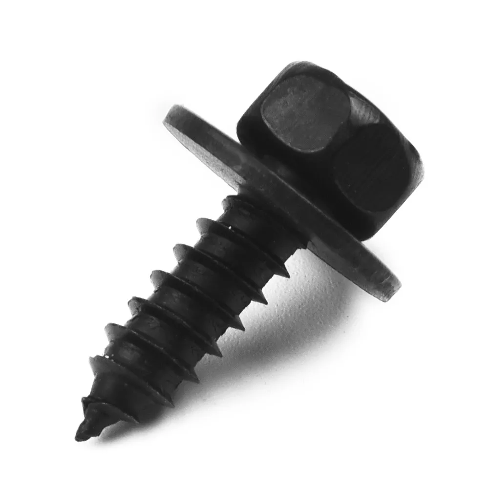 10 PCS Car Bumper Fender Bolt Screw Fasteners 9mmx9mm Metal Fender Clips FOR Toyota FOR Camry FOR RAV4 Car Interior Accessories