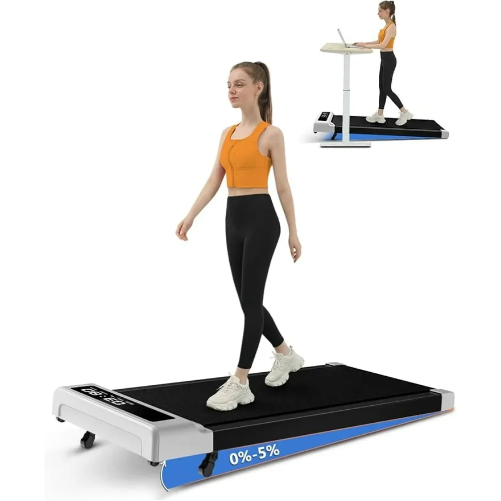 Walking Pad Treadmill Walking pad for Walking and Jogging 2.5HP Compact Treadmill with Remote Control LED DisplayTreadmills