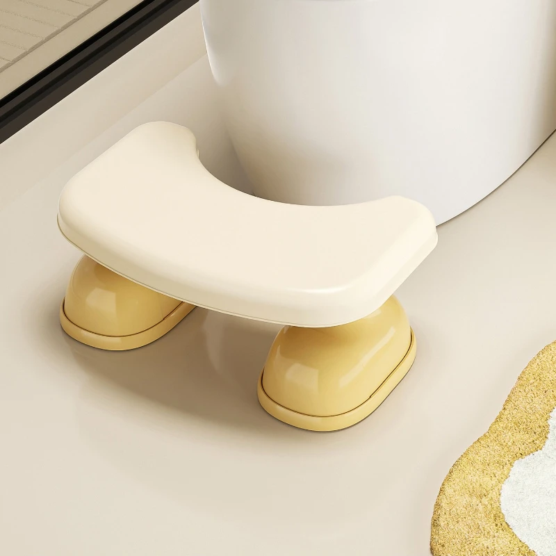 

household creative footrest cute mini non-slip Toilet stool thickened plastic стул для туалетного стола bathroom furniture