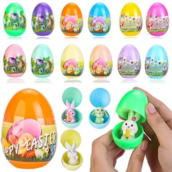 Children's Easter Doll Twisted Egg Blind Box Toy Mini Rabbit Simulation Eggshell Blind Box Pinch Doll Party Lottery Reward Toys