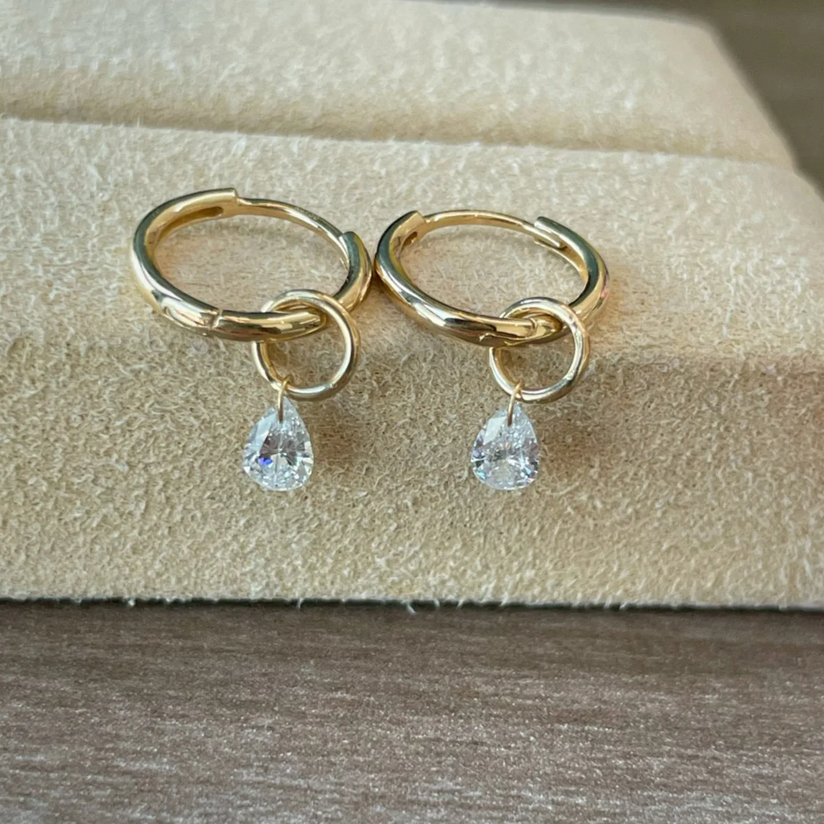 

Ins Influencer, серебряные серьги 925, капли, выращенные в лаборатории бриллианты, висячие обручи для ушей, обручи для женщин, блестящие свадебные ювелирные украшения