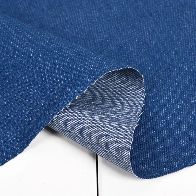 Tela vaquera 100% de algodón, género denim grueso, ideal para chaquetas, camisas, vestidos y paños de lavado, costura y acolchado DIY, tejido de patchwork fino para verano