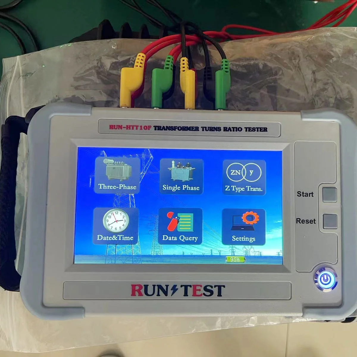 RUN for RUN-HTT10F ISO for Most Competitive Price Electronic 3 Phase Transformer Turns Ratio Group Tester TTR Meter