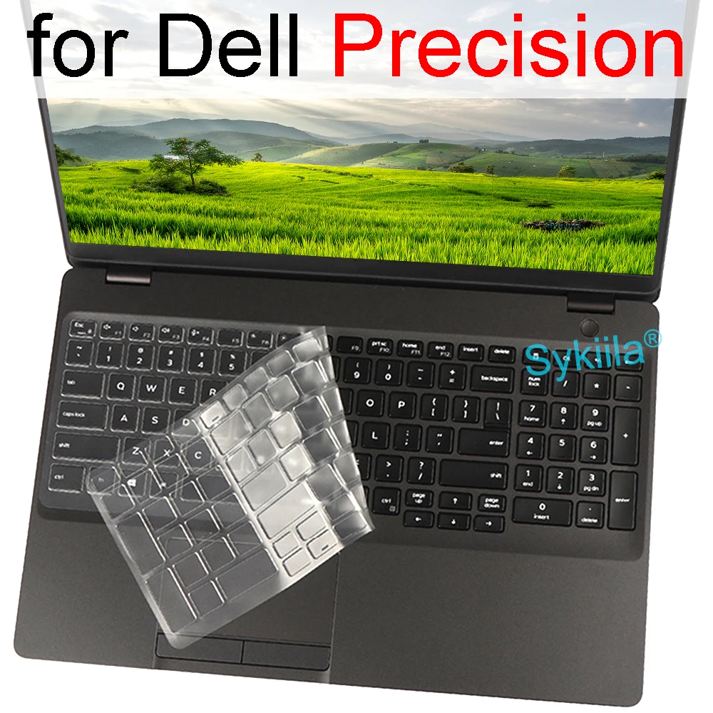 Keyboard Cover for Dell Precision 3540 3541 3550 3551 3520 3530 7510 7520 7530 7540 17.3 Silicone Protector Skin Case Accessory