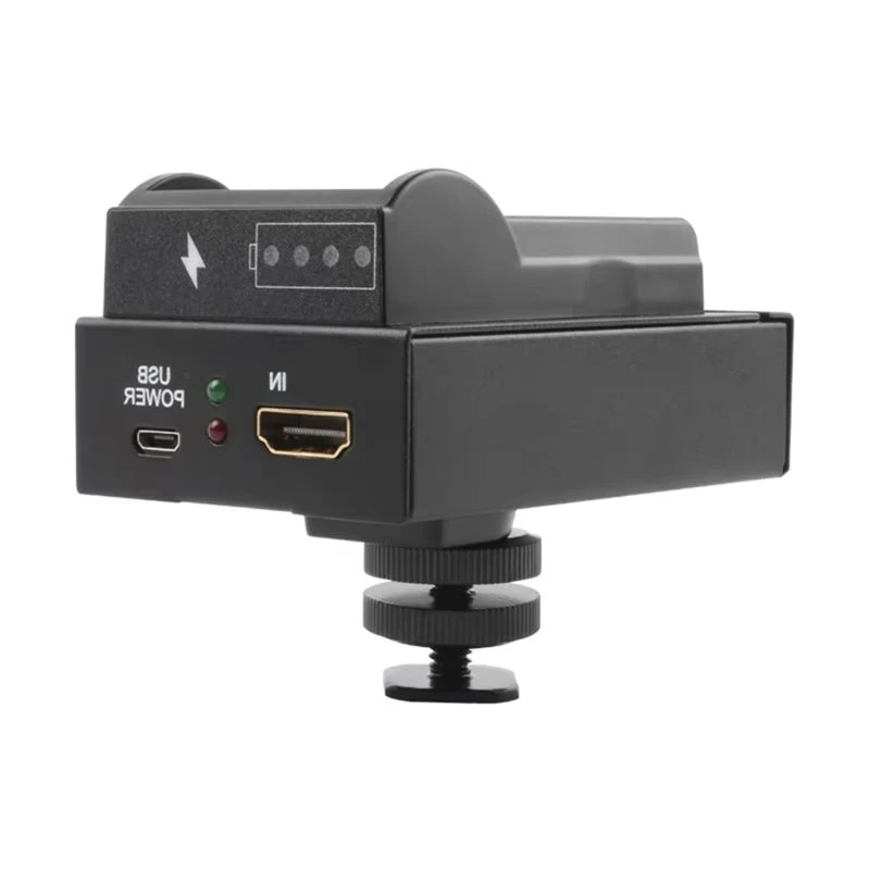 ●Live Streaming For DSLR Camera Compatible SDI Bi-Directional Converter Adapter NP-F Battery Mount For