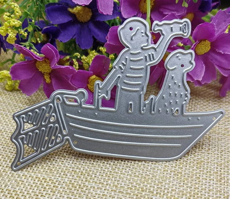 

boat metal cutting dies Scrapbooking decoration paper craft knife mould blade punch Embossing stencils template 1pcs