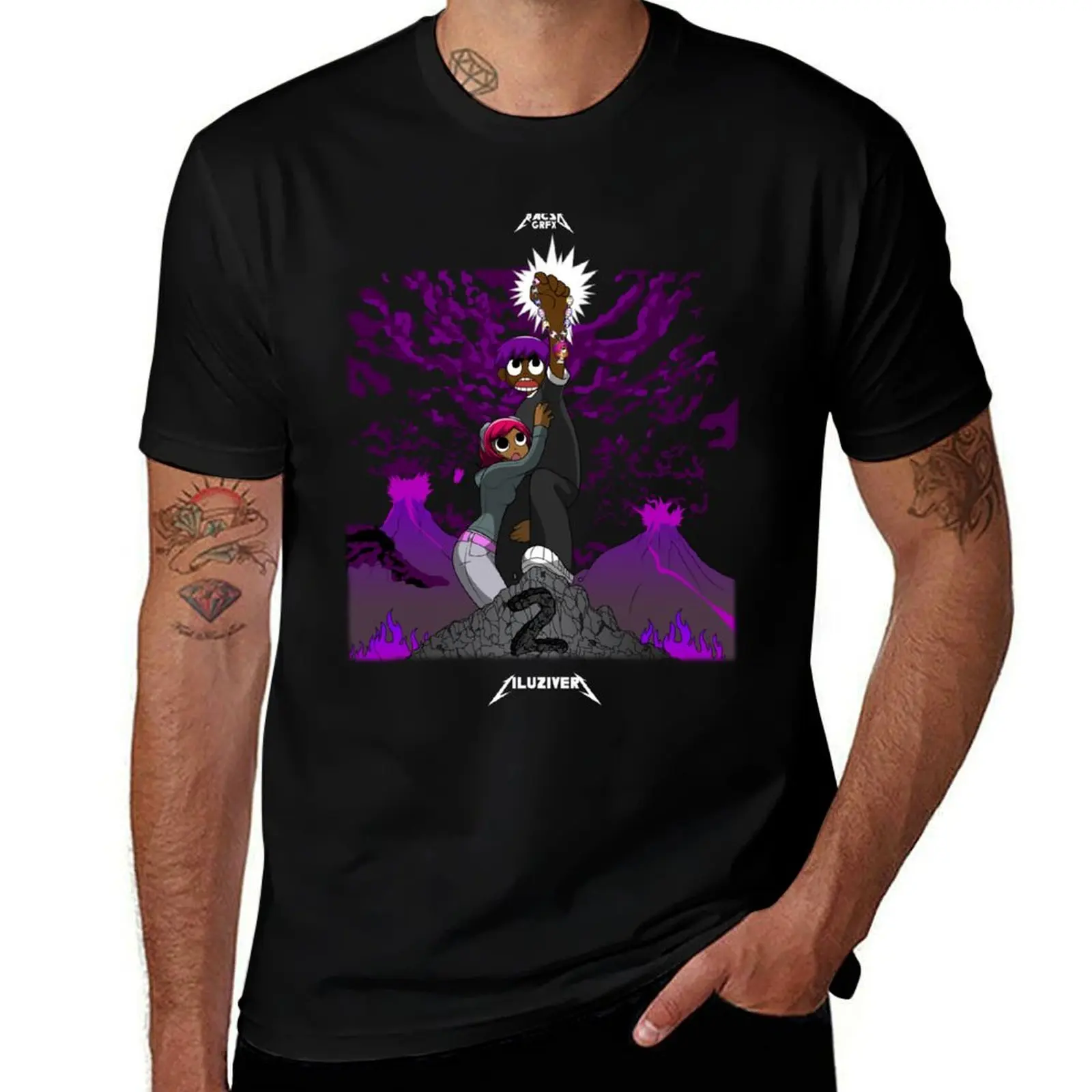

Luv Is Rage 2 Clothing T-Shirt man t shirts graphic t shirts cotton 100% T-Shirt