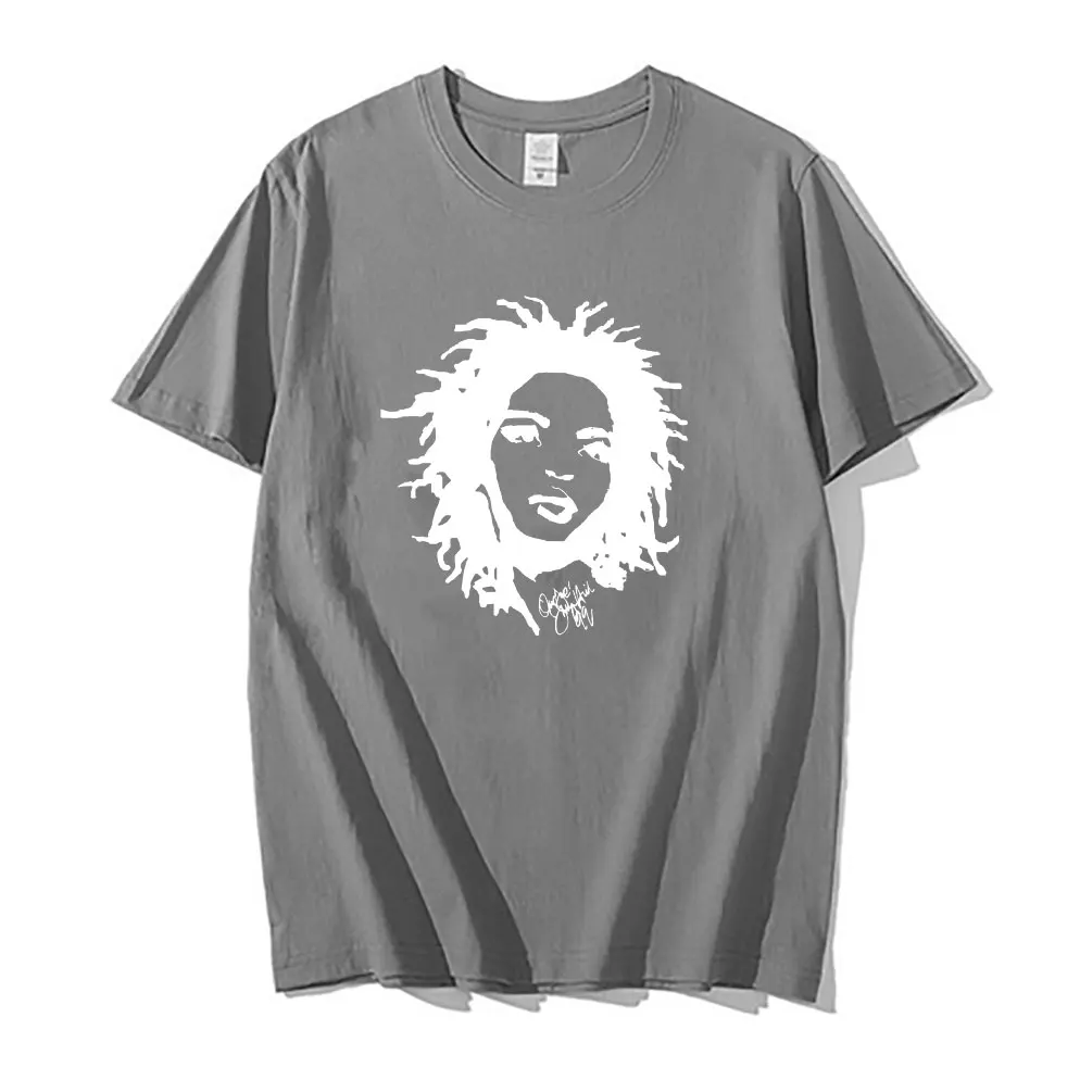 Rapper Lauryn Hill Who Else Wants To Enjioy Graphic T Shirts Men Women Hip Hop Vintage Tshirt Tops Short Sleeve Male Cotton Tees