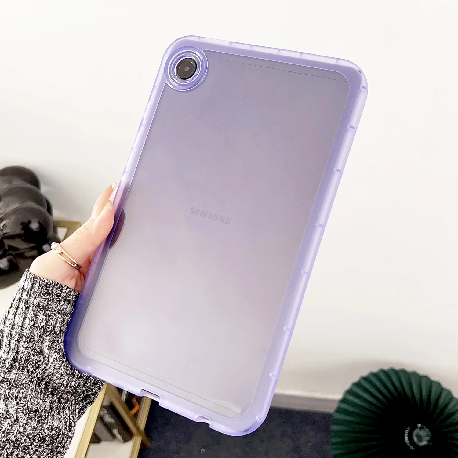 Przezroczyste etui na tablet Samsung Tab S7 S8 S9 S10 FE A11 A9 Plus A8 A7 S6 Lite, odporne na wstrząsy, z miękkiego silikonu. — zdjęcie produktu 2