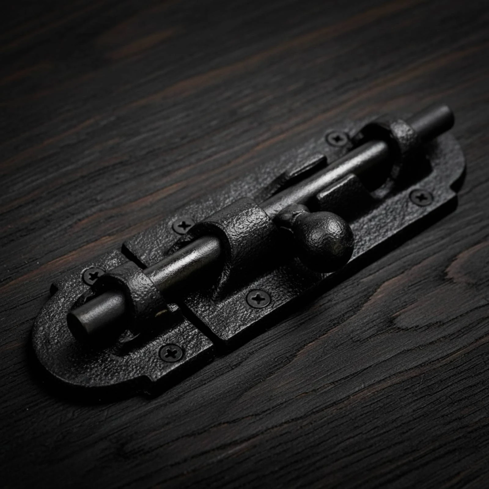 Loquet de porte coulissant de style antique, verrou de portail coulissant, quincaillerie extérieure résistante à la rouille pour propriétaires, portes en bois