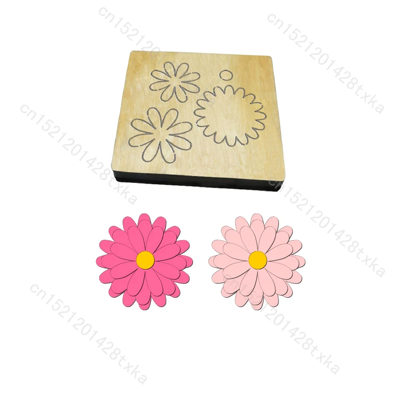 

Деревянная матрица New Flowers для скрапбукинга, вырубные штампы, C2096, несколько размеров