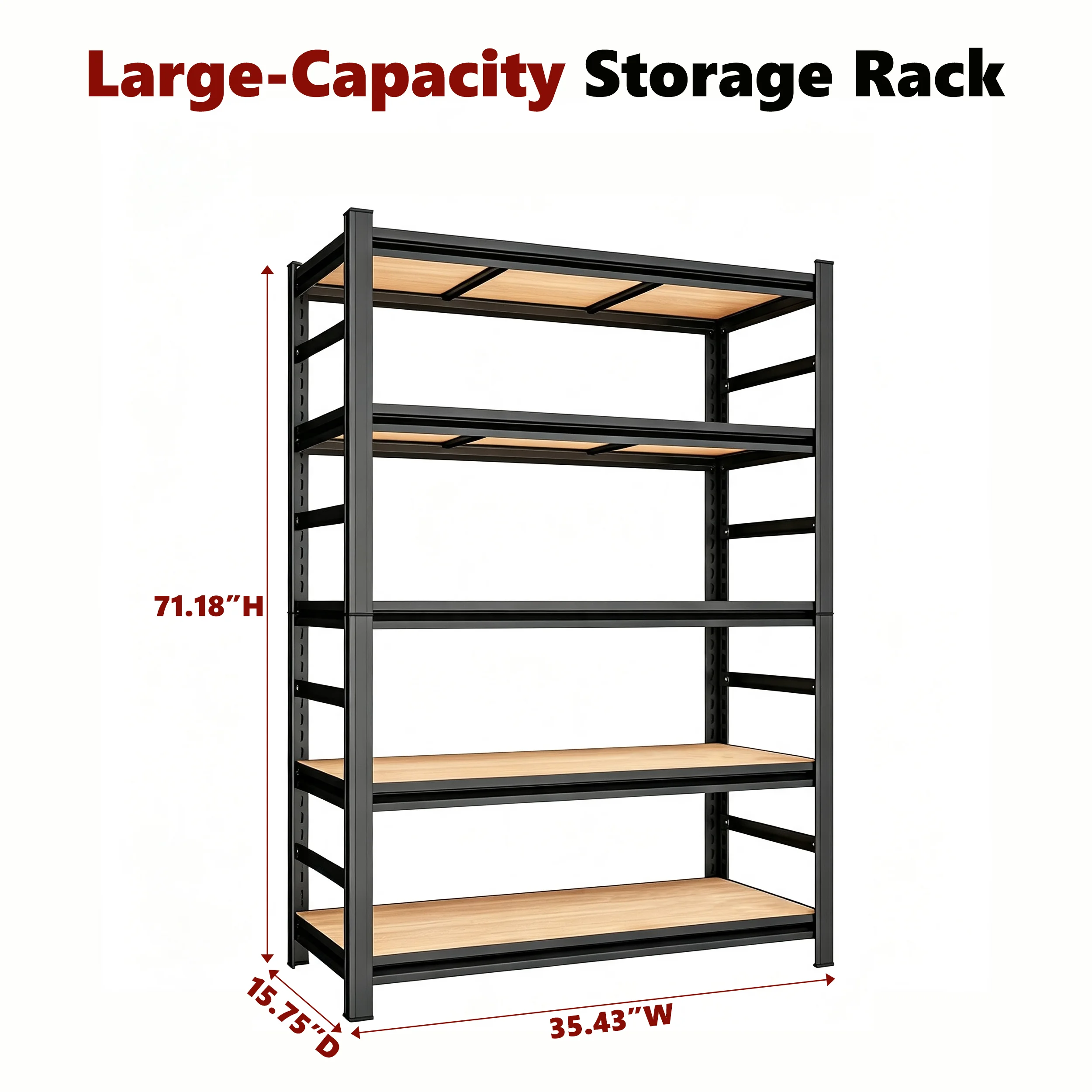 5‑Tier Storage Shelf Storage S - Kitchen Appliances Warehouse review and price