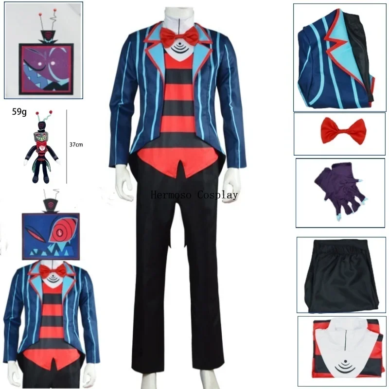Anime Cos VOX Cosplay Costume Outfit Fantasy Uniform Coat Halloween Carnival Suit Accessories For Adult Male Men Roleplay Outfit