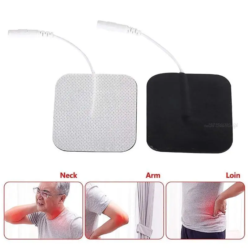 27RB 20 ชิ้น TENS ITECTRODE PADS NON WOVEN CLOTH ASHESIVE TENS Electrodes 2 "x 2"