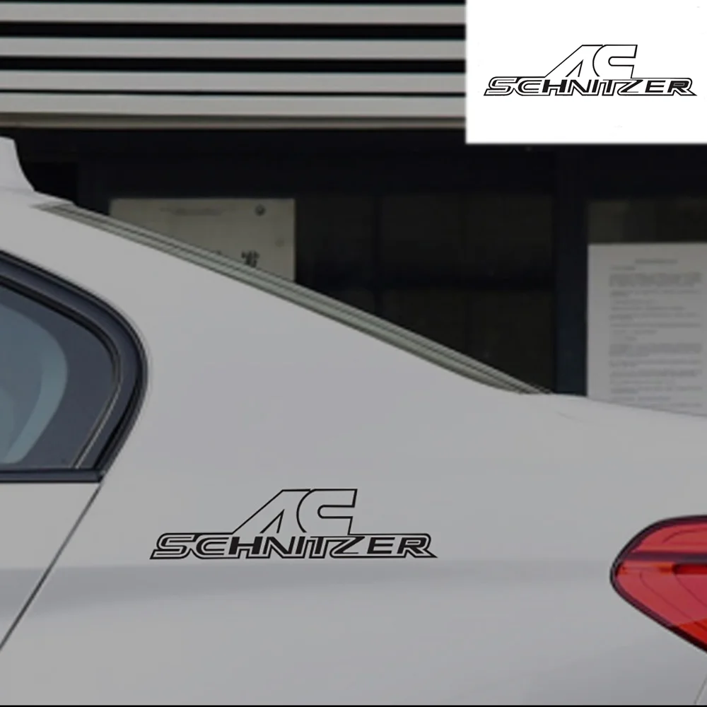 Car Styling Car Vinyl Decal AC Schnitzer Window Car Body PVC Carving Decal Sticker for BMW X1 X3 X5 X6 3series 5 Series 7 Series