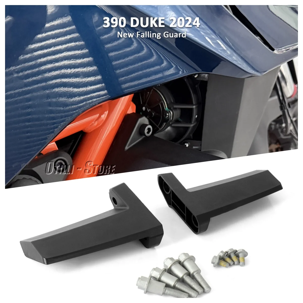 

For KTM 390 Duke 390Duke 390 DUKE 390DUKE 2024 New Motorcycle ABS Frame Crash Pads Engine Guard Anti-scratch Slider Protector