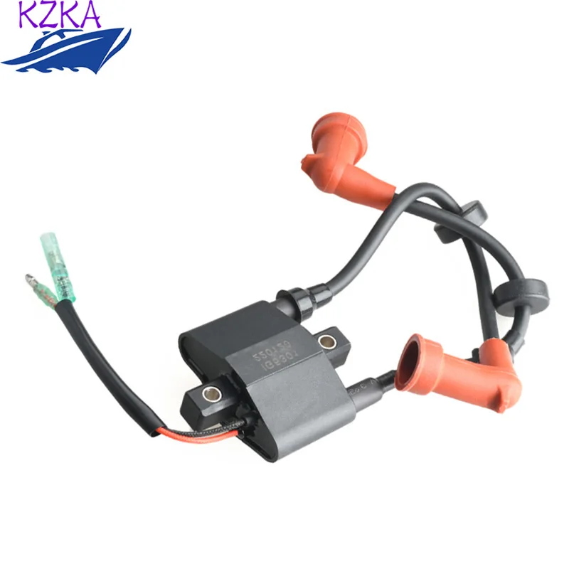 6F6-85530 Ignition Coil Assy For Yamaha Engine 4T 9.9/15/20/25HP 2T 9.9/15/20/25/30/40HP 6B4-85530 Accessories