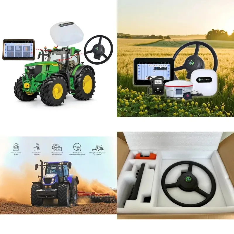 Hot Sale Agricultural Auto Steering System RTK High Precision Multi-Signal Source Precision Agriculture Autopilot Kit