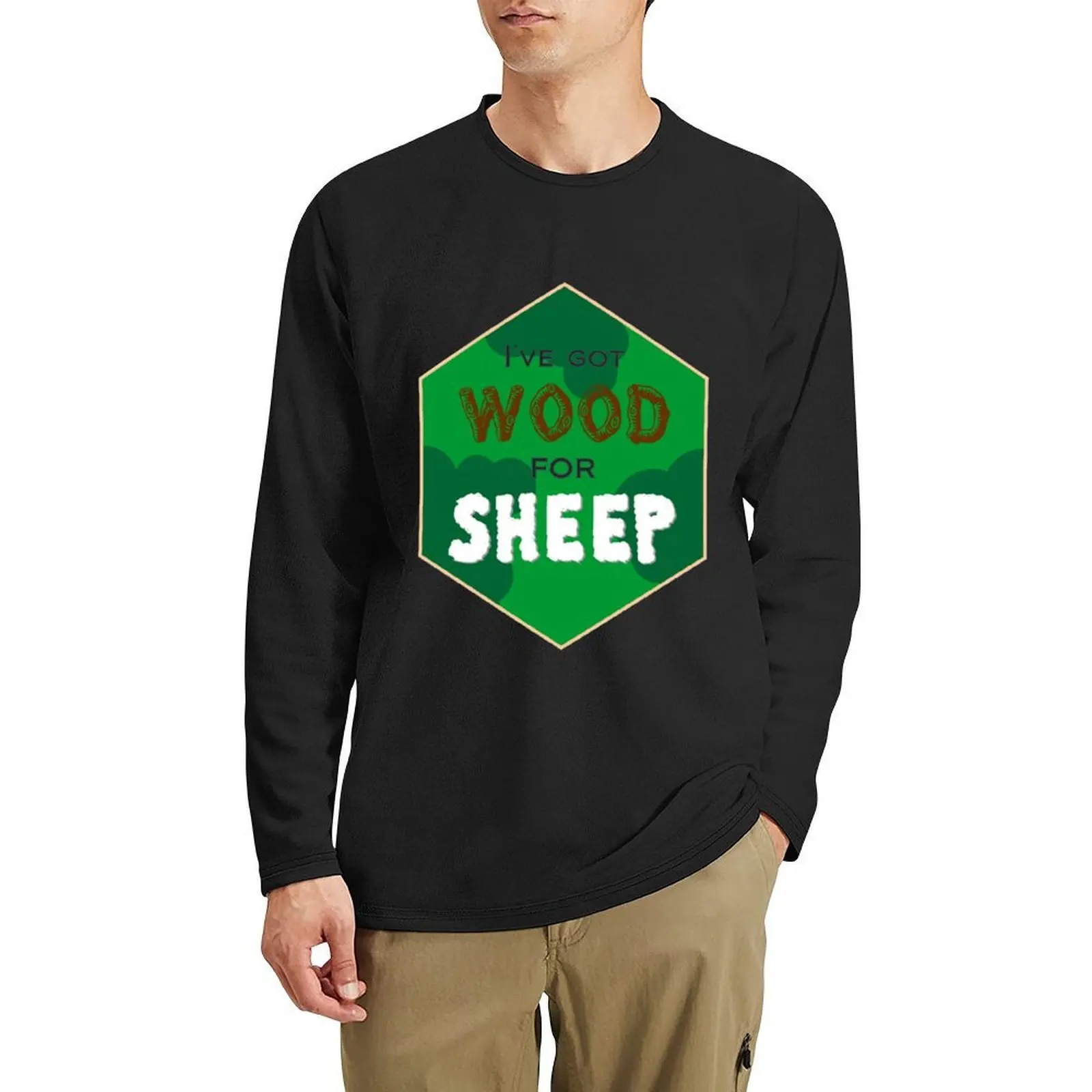 

Wood For Sheep Long T-Shirt anime clothes quick drying shirt sports fan t-shirts tees men workout shirt