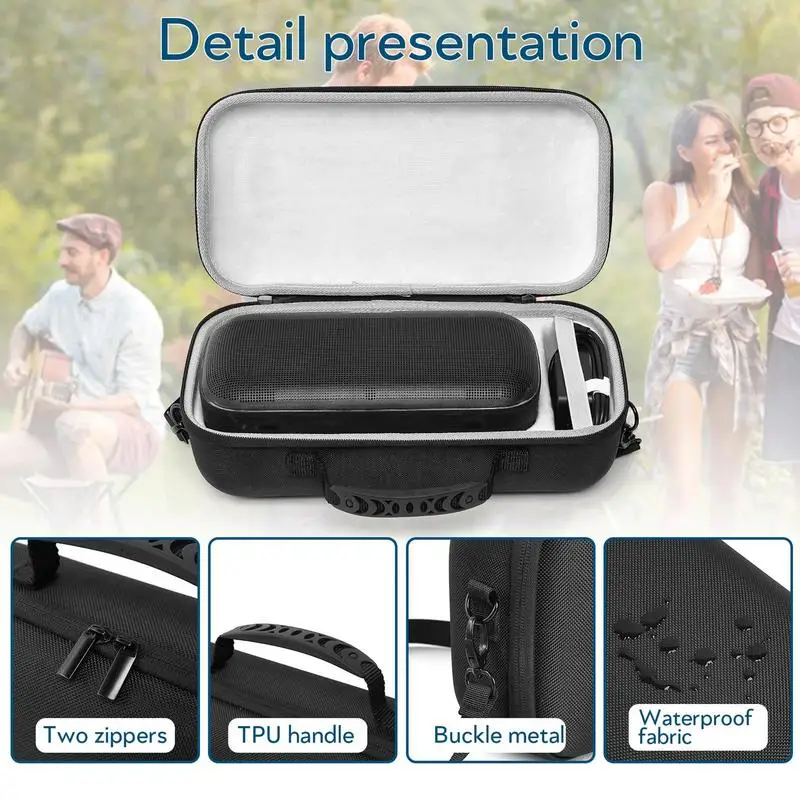 Чехол для хранения динамика, пыленепроницаемая уличная дорожная сумка с гибким плечевым ремнем, пылезащитный чехол для Bose SoundLinkMax