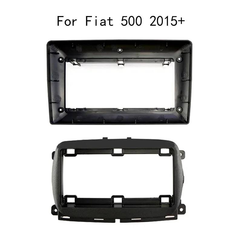 2 Din Android Head Unit Car Radio Frame Kit For FIAT 500(312) 2015+ Auto Stereo Dash Fascia Trim Bezel Faceplate