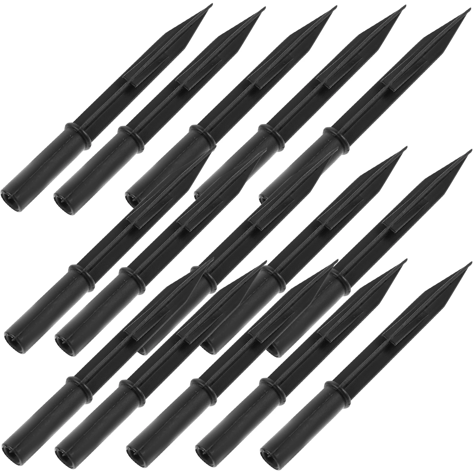 

20pcs Solar Lawn Light Ground Stakes Plastic Durable Wear Resistant Easy Installation Garden Landscape Lighting Accessories