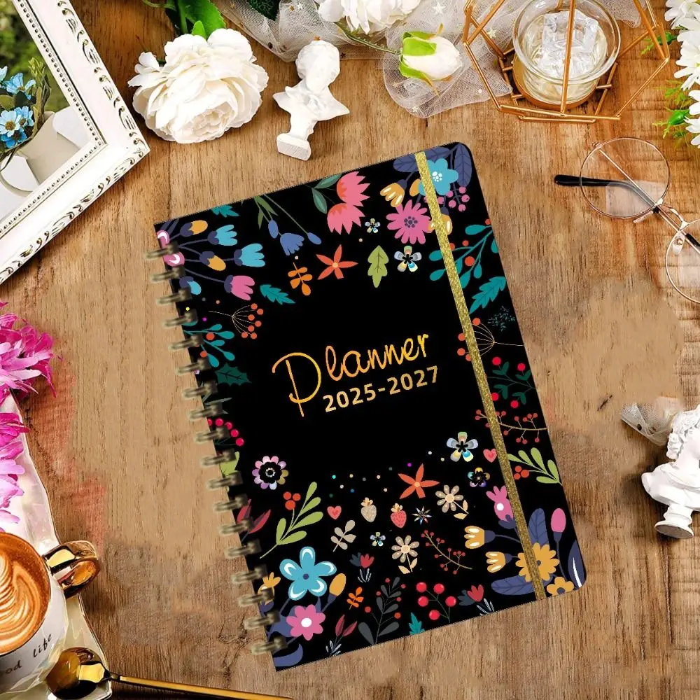 ภาษาอังกฤษ A5 Agenda Book To Do List จดบันทึก 365 วัน Notepad ไดอารี่ Notepad Time Organizer 2025 Schedule Planner Notepad