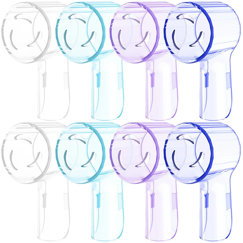 8 Pcs Toothbrush Electric Coverings Covers Travel Holder Accessories Supply