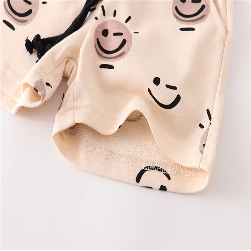 Jumping Meters Summer Tigers Print Boys Shorts Drawstring Cotton Hot Selling Animals Toddler Kids Short Pants